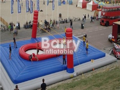 China Manufacturer Inflatable Bossaball Game Court,Inflatable Bossaball For Adults  BY-IS-005